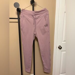 Pink Jogger Pants NEW Athletic comfy stretchy size M